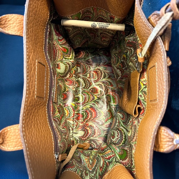 Dooney and Bourke brown leather tassel tote 👜 - Picture 8 of 12